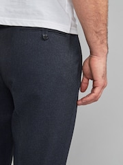 Navy Blue Puppytooth Smart Trousers - Image 3 of 7