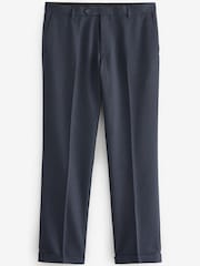 Navy Blue Puppytooth Smart Trousers - Image 4 of 7