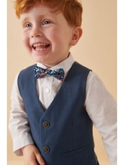 Blue Waistcoat, Shirt & Bowtie Set (3mths-9yrs) - Image 6 of 10
