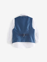 Blue Waistcoat, Shirt & Bowtie Set (3mths-9yrs) - Image 8 of 10