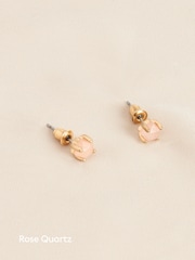 Gold Plated/Silver Plated Semi Precious Stone Stud Earrings - Image 2 of 7