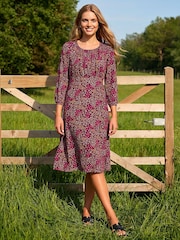 Roman Red Square Neck Ditsy Dress - Image 2 of 3