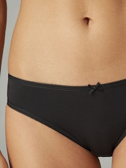 Black Bikini Microfibre Knickers 7 Pack - Image 4 of 5