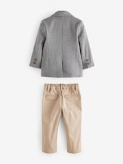 Grey Heritage Blazer, Shirt, Trousers & Bow Tie Set (3mths-9yrs) - Image 7 of 8