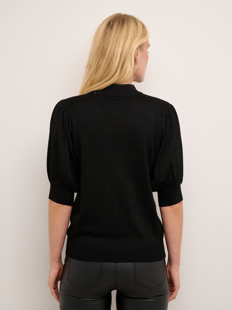 Kaffe Regina Turtleneck Half Sleeve Pullover - Image 2 of 6