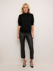 Kaffe Regina Turtleneck Half Sleeve Pullover - Image 3 of 6