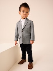 Grey Heritage Blazer (3mths-9yrs) - Image 1 of 6