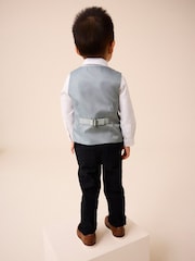 Grey Heritage Waistcoat, Shirt & Bow Tie Set (3mths-9yrs) - Image 3 of 9