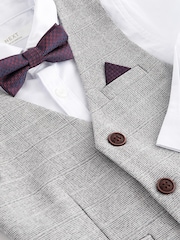 Grey Heritage Waistcoat, Shirt & Bow Tie Set (3mths-9yrs) - Image 9 of 9