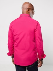 Joe Browns Pink Delightful Double Collar Shirt - Image 4 of 5