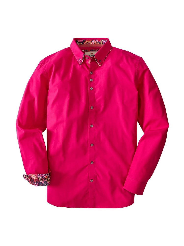 Joe Browns Pink Delightful Double Collar Shirt - Image 5 of 5 Joe Browns Pink Delightful Double Collar Shirt - Image 5 of 5