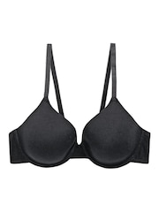 Black/White/Pastel Rose Nude Pad Full Cup Cotton Blend Ultimate Comfort Bras 3 Pack - Image 10 of 11