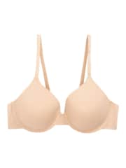 Black/White/Pastel Rose Nude Pad Full Cup Cotton Blend Ultimate Comfort Bras 3 Pack - Image 11 of 11