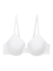 Black/White/Pastel Rose Nude Pad Full Cup Cotton Blend Ultimate Comfort Bras 3 Pack - Image 9 of 11