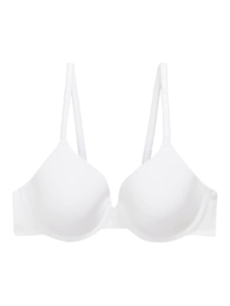Black/White/Pastel Rose Nude Pad Full Cup Cotton Blend Ultimate Comfort Bras 3 Pack - Image 9 of 11