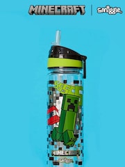 Smiggle Green Minecraft Drink Up Plastic Drink Bottle 650ml - Image 1 of 3