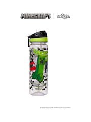 Smiggle Green Minecraft Drink Up Plastic Drink Bottle 650ml - Image 2 of 3