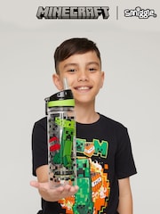 Smiggle Green Minecraft Drink Up Plastic Drink Bottle 650ml - Image 3 of 3