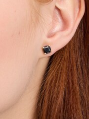 kate spade new york Sunglasses 6mm Square Black Studs Earrings - Image 5 of 5