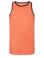 BadRhino Big & Tall Blue Contrast 100% Cotton Vests 2 Pack - Image 6 of 6
