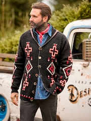 Joe Browns Black Perfect Pattern Cardigan - Image 1 of 8