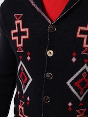 Joe Browns Black Perfect Pattern Cardigan - Image 3 of 8