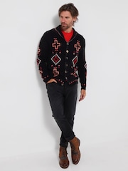 Joe Browns Black Perfect Pattern Cardigan - Image 5 of 8