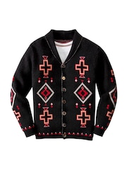 Joe Browns Black Perfect Pattern Cardigan - Image 8 of 8