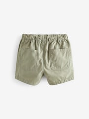 Sage/Chambray/White Pull On Shorts 3 Pack (3mths-7yrs) - Image 3 of 6