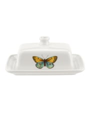 Portmeirion White Botanic Garden Harmony Butter Dish - Image 5 of 6