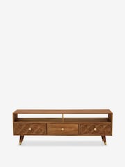 Dark Lloyd Mango Wood Up to 55 inch TV Unit - Image 6 of 6