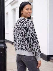 Cárdigan en jacquard animal de Roman - Imagen 3 de 4