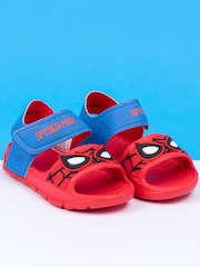 Vanilla Underground Red Kids Spiderman Character Sandals - Image 1 of 5