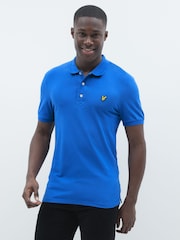 Lyle & Scott Bright Blue Classic Polo Shirt - Image 1 of 6