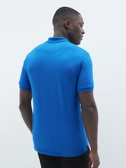 Lyle & Scott Bright Blue Classic Polo Shirt - Image 2 of 6