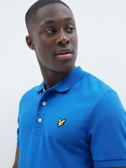 Lyle & Scott Bright Blue Classic Polo Shirt - Image 3 of 6