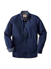 Joe Browns Blue Delightful Double Collar Shirt - Image 5 of 5