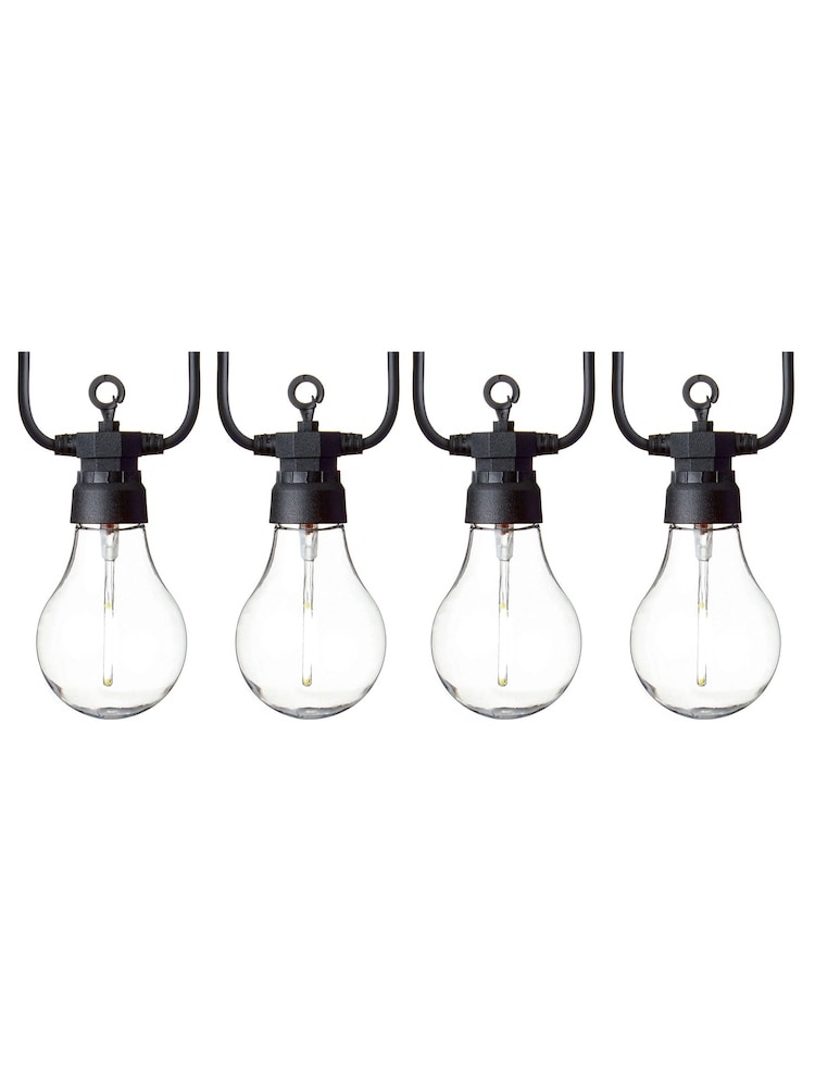 Premier Decorations Ltd Garden 20 White Connectable Festoon Lights - Image 2 of 3