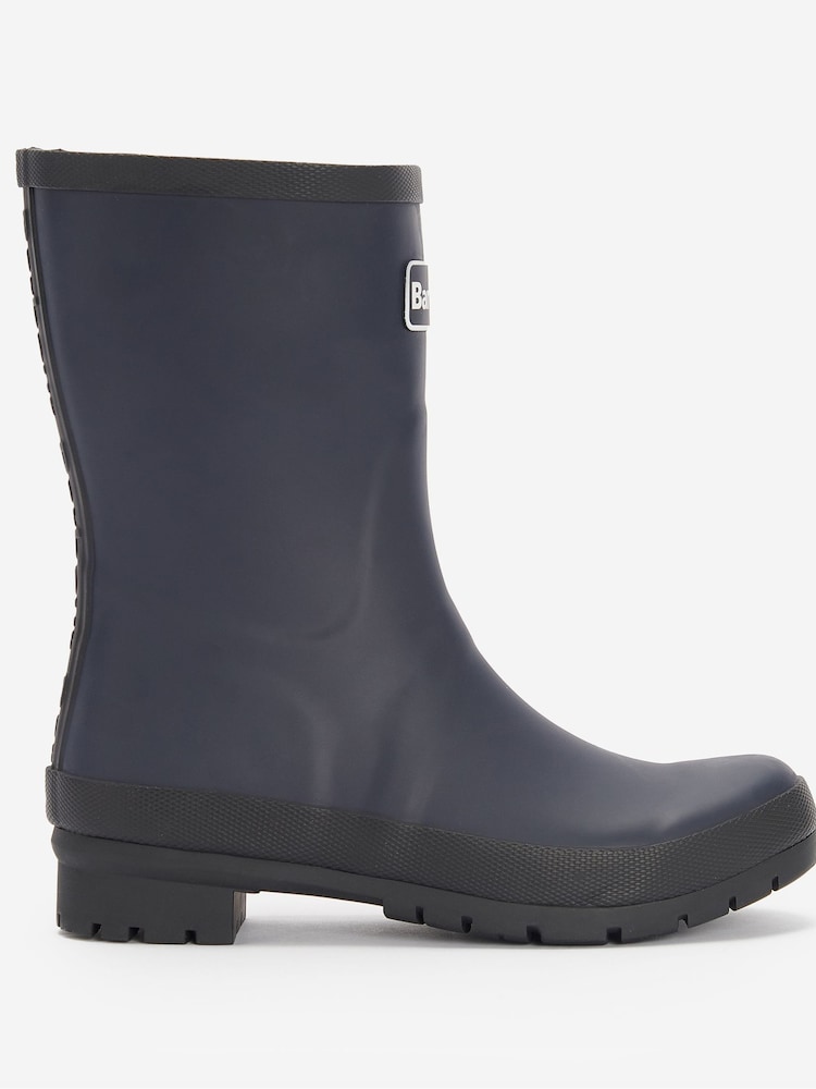 Barbour® Navy Banbury Wellington Boots - Image 1 of 5