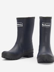 Barbour® Navy Banbury Wellington Boots - Image 3 of 5