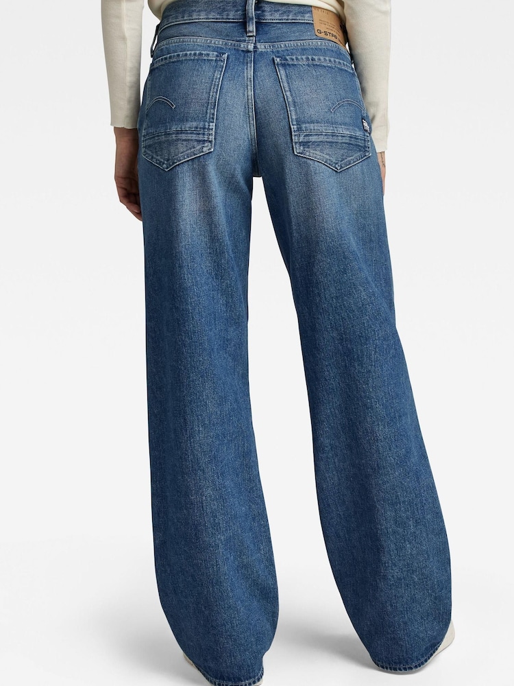 G Star Womens Blue Judee Loose Jeans - Image 2 of 3