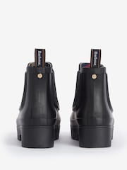 Barbour® Black Halton Ankle Chelsea Wellington Boots - Image 5 of 6