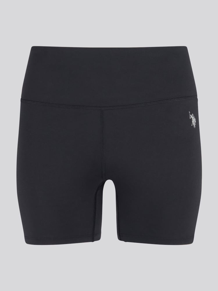 U.S. Polo Assn Black Performance Cycle Shorts - Image 2 of 4 U.S. Polo Assn Black Performance Cycle Shorts - Image 2 of 4