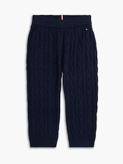 Tommy Hilfiger Blue Cable Knit Three-Piece Outfit Gift Box - Image 4 of 6