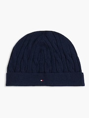 Tommy Hilfiger Blue Cable Knit Three-Piece Outfit Gift Box - Image 5 of 6