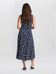 Gina Bacconi Blue Lacinda Sleeveless Shift Dress - Image 2 of 4
