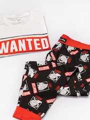 Vanilla Underground White Rick & Morty Mens Marvel Avengers Long Leg 100% Cotton Pyjamas Set - Image 3 of 4