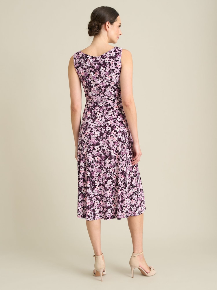 Gina Bacconi George Floral Print Midi-Kleid - Bild 2 von 6 Gina Bacconi George Floral Print Midi-Kleid - Bild 2 von 6