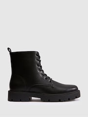 Schuh Ashleigh Chunky Lace Up Boots - 4의 이미지 1