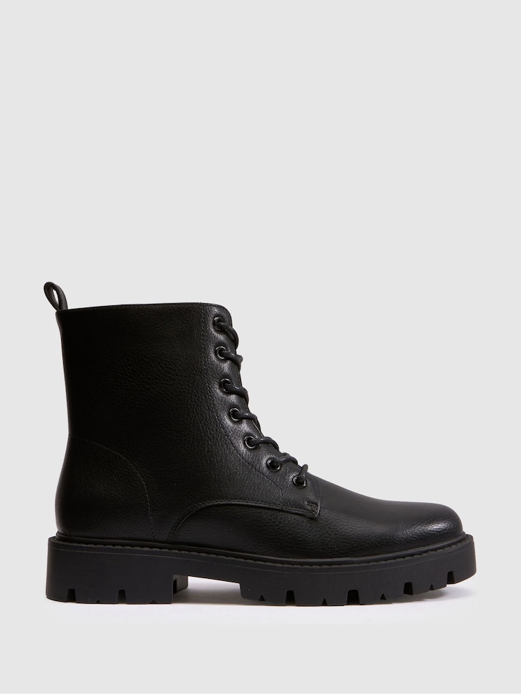 Schuh Ashleigh Chunky Lace Up Boots - 4의 이미지 1